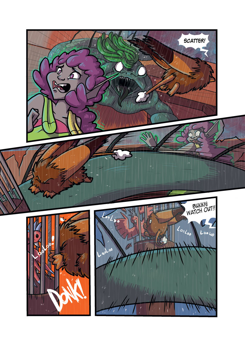 That bird has seen some stuff let me tell you. No really. That why I write a comic. 